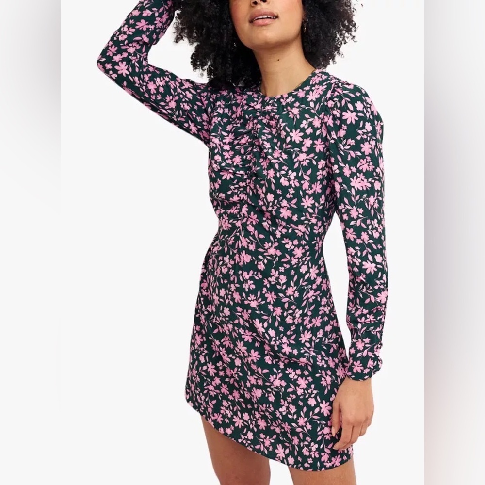 NOBODY'S CHILD Nicola Harriet Floral Print Mini Dress size 6